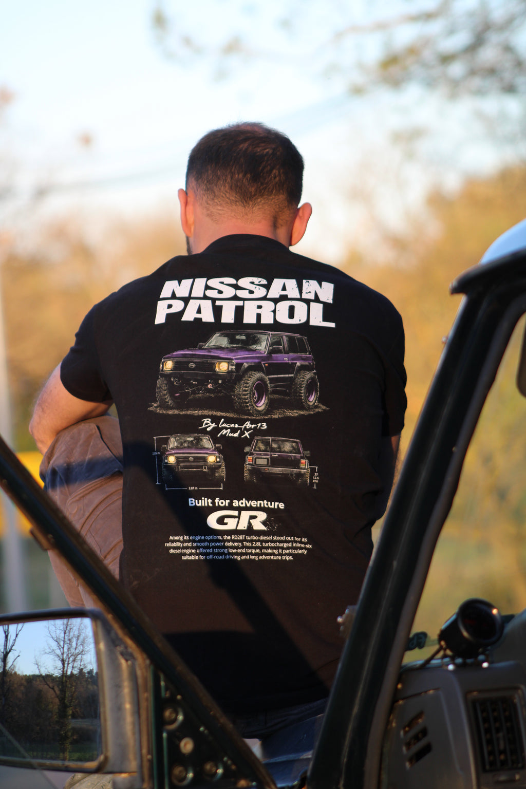 Black T-shirt Patrol GR MudX Edition
