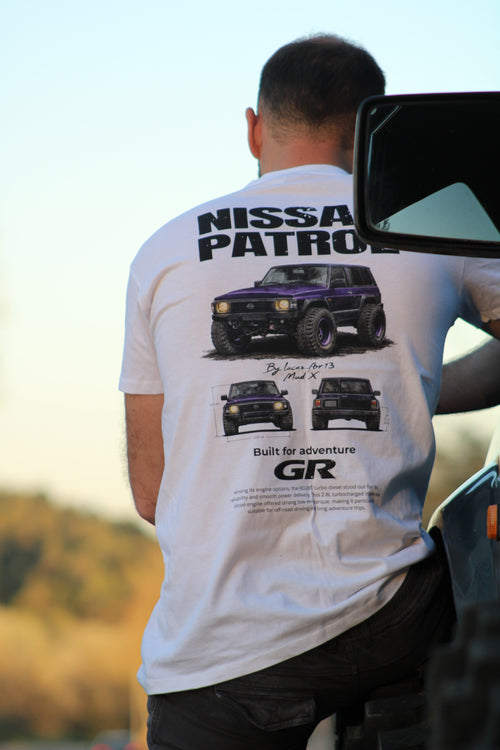 T-shirt Blanc Patrol GR MudX Edition