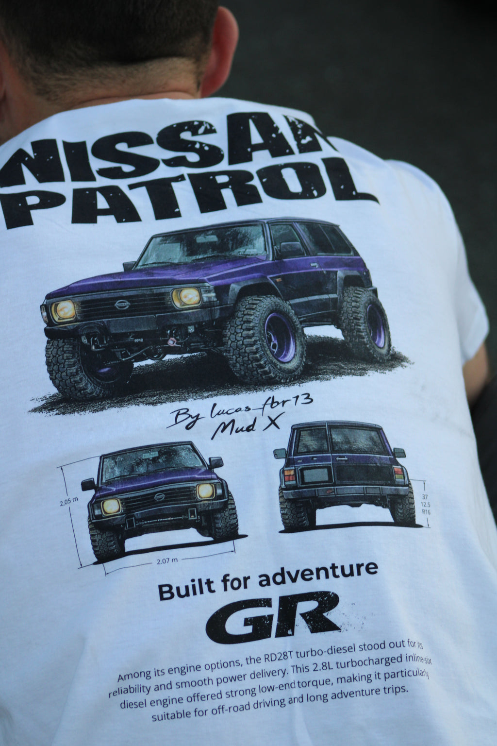 White Patrol GR MudX Edition T-shirt