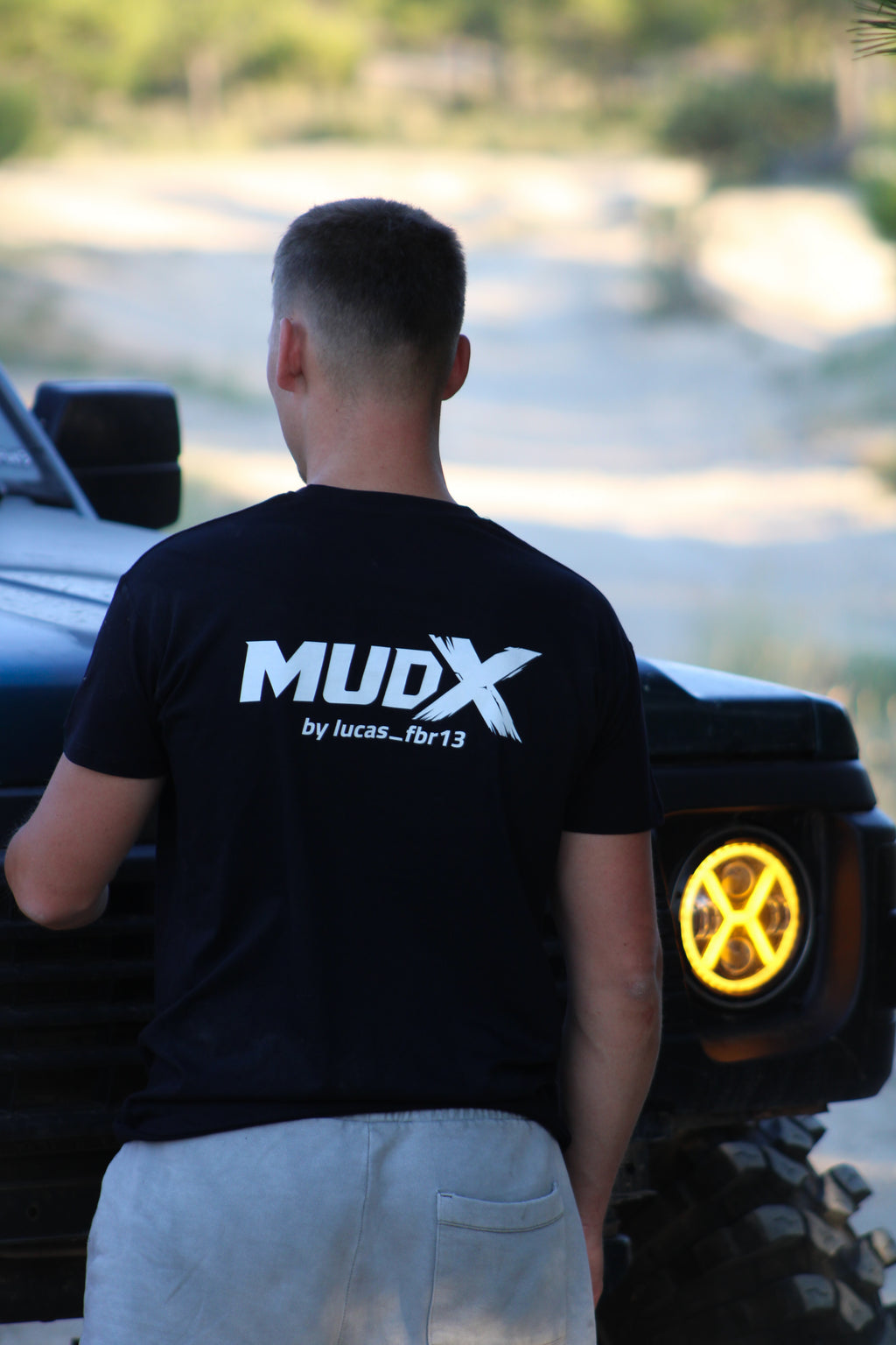 T-shirt Black and White Mudx Edition