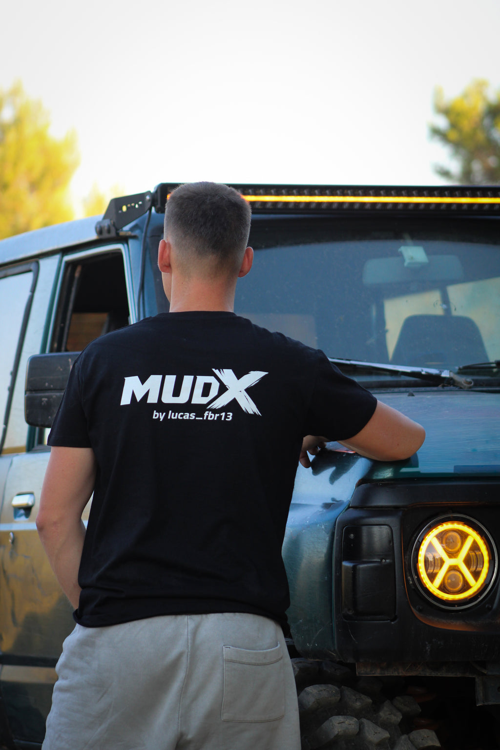 T-shirt Black and White Mudx Edition