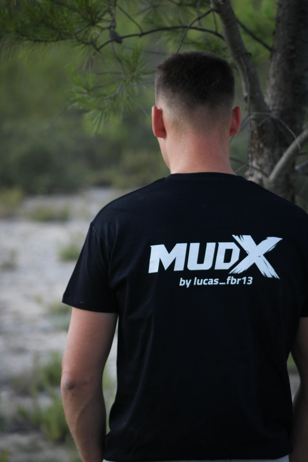 T-shirt Black and White Mudx Edition