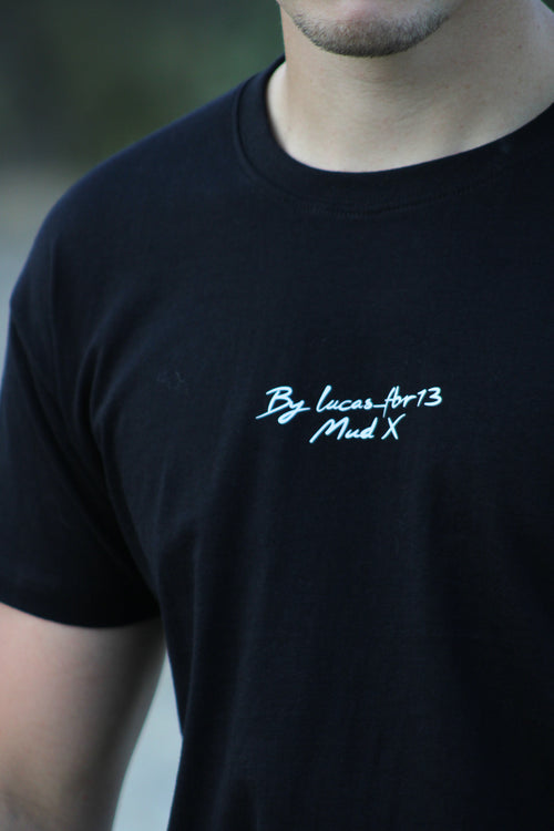 T-shirt Black and White Mudx Edition
